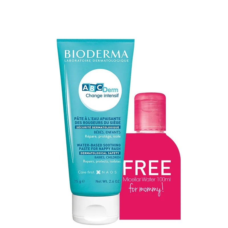 Bioderma ABCDerm Water Based Nappy Rash Paste Special Offer
