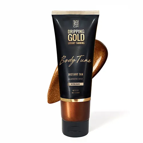 SOSU Dripping Gold Body Tune Illuminating Instant Tan