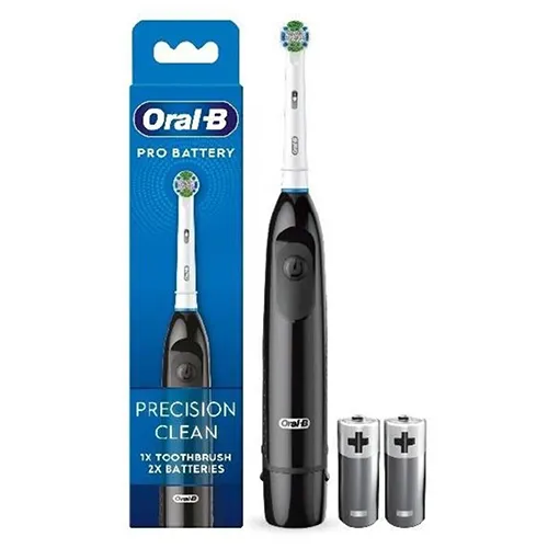 Braun Oral B Pro Battery Precision Clean Toothbrush Black 
