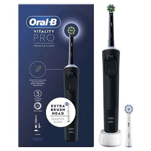 Braun Oral B Vitality Pro Black Electric Toothbrush 