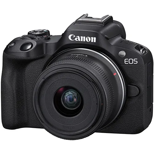 CANON EOS R50 Mirrorless Camera 18-45 Kit Black 