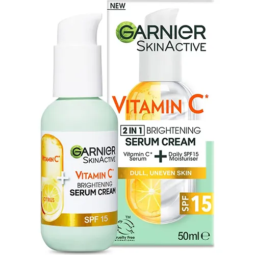 Garnier Skin Active Vitamin C 2in1 Brightening Serum Cream 