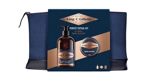 King C Gillette Beard Essentials Bag