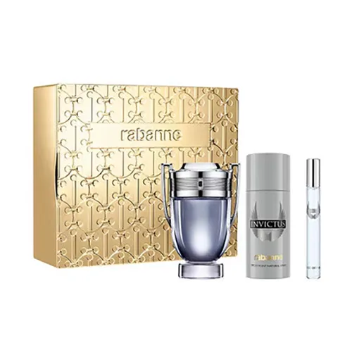 Paco Rabanne Invictus 100ml 3pc Set