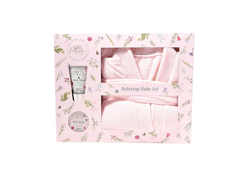 The Kind Edit Co Spa Botanique Relaxing Robe Set