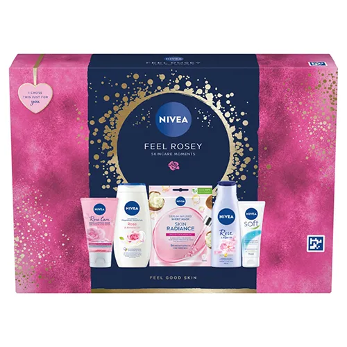 Nivea Feel Rosey Skincare Set 