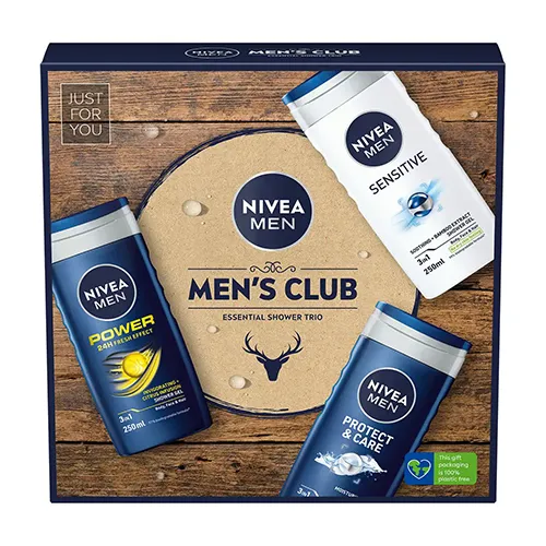 Nivea Men Men's Club Essential Shower Trio