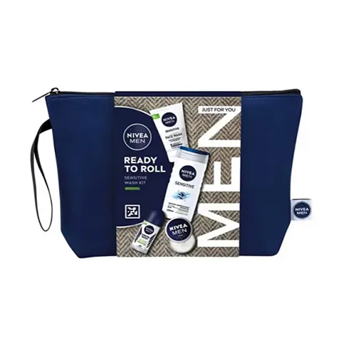 Nivea Men Ready To Roll Sensitive Wash Kit