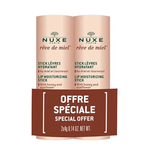 Nuxe Reve De Miel Lip Moisturizing Duo Pack