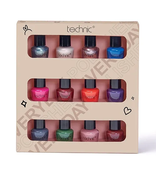 Technic Nail Varnish Mini 12 Piece Collection Set